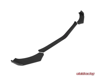 Spec-D Universal Matte Black Polypropylene 3pc Style Front Bumper Lip - LPF-U001BK-AK