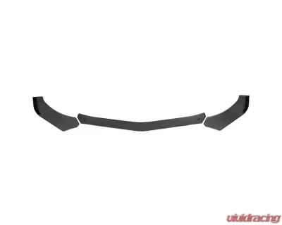 Spec-D Universal Matte Black Polypropylene 3pc Style Front Bumper Lip - LPF-U001BK-AK