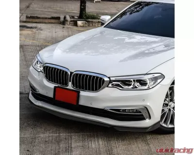 Spec-D Universal Matte Black Polypropylene 3pc Style Front Bumper Lip - LPF-U001BK-AK