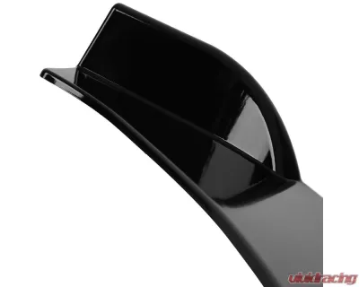 Spec-D Universal Glossy Black Polypropylene 3pc Style Front Bumper Lip - LPF-U001GB-AK