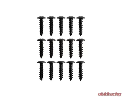 Spec-D Universal Glossy Black Polypropylene 3pc Style Front Bumper Lip - LPF-U001GB-AK