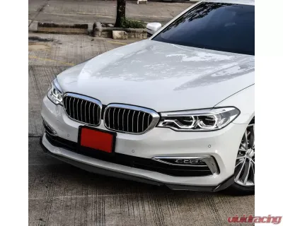 Spec-D Universal Glossy Black Polypropylene 3pc Style Front Bumper Lip - LPF-U001GB-AK
