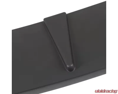 Spec-D Universal Matte Black Polypropylene Front Bumper Lip Kit - LPF-U005BK-AK
