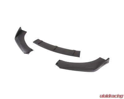 Spec-D Universal Matte Black Polypropylene Front Bumper Lip Kit - LPF-U005BK-AK