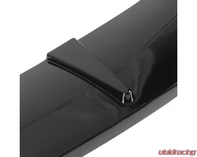 Spec-D Universal Glossy Black Polypropylene Front Bumper Lip Kit - LPF-U005GB-AK