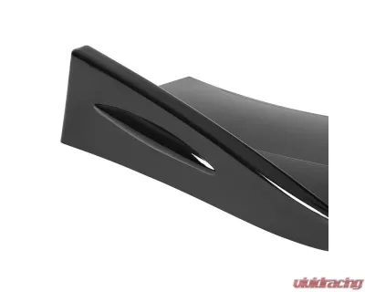 Spec-D Universal Glossy Black Polypropylene Front Bumper Lip Kit - LPF-U005GB-AK
