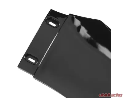 Spec-D Universal Glossy Black Polypropylene Front Bumper Lip Kit - LPF-U005GB-AK