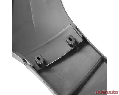 Spec-D Universal Glossy Black Polypropylene Front Bumper Lip Kit - LPF-U005GB-AK