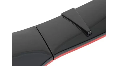Spec-D Universal Glossy Black/Red Trim Polypropylene 3PC Bumper Lip Set                                     - LPF-U005GB-RD-PQ - Image 3