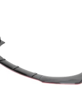 Spec-D Universal Glossy Black | Red Trim Polypropylene Front Bumper Lip Kit                                     - LPF-U005GB-RD-PQ - Image 8