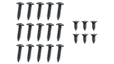 Spec-D Universal Glossy Black/Red Trim Polypropylene 3PC Bumper Lip Set                                     - LPF-U005GB-RD-PQ - Image 9