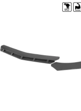 Spec-D Universal Matte Black Polypropylene 3pc Front Bumper Lip Set                                     - LPF-U208BK-AK - Image 10