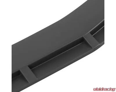 Spec-D Universal Matte Black Polypropylene 3pc Front Bumper Lip Set - LPF-U208BK-AK