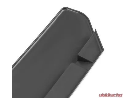 Spec-D Universal Matte Black Polypropylene 3pc Front Bumper Lip Set - LPF-U208BK-AK