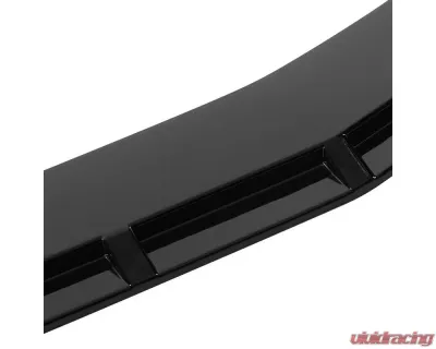 Spec-D Universal Glossy Black Polypropylene 3pc Front Bumper Lip Set - LPF-U208GB-AK