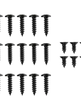 Spec-D Universal Glossy Black Polypropylene 3pc Front Bumper Lip Set                                     - LPF-U208GB-AK - Image 9