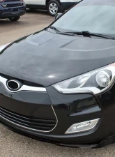 Spec-D Glossy Black Polypropylene Front Bumper Lip Splitter Kit Hyundai Veloster 2012-2017                                     - LPF-VEL12GB-PQ - Image 10