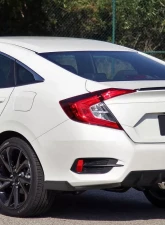 Spec-D Matte Black Polypropylene Rear Bumper Lip Diffuser Set Honda Civic 2016-2020                                     - LPR-CV16BK-AK - Image 10