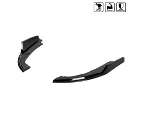 Spec-D Glossy Black Polypropylene Rear Bumper Lip Diffuser Kit Honda Civic 2016-2020