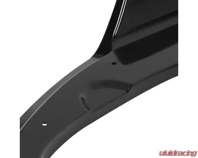 Spec-D Glossy Black Polypropylene Rear Bumper Lip Diffuser Kit Honda Civic 2016-2020 - LPR-CV16GB-AK