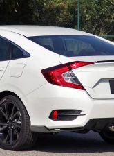 Spec-D Glossy Black Polypropylene Rear Bumper Lip Diffuser Kit Honda Civic 2016-2020                                     - LPR-CV16GB-AK - Image 10