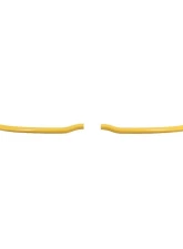 Spec-D Glossy Yellow ABS 2pc Front Bumper Lip Splitters Dodge Charger 2015-2019                                     - LPS-CHG15Y-BN - Image 6