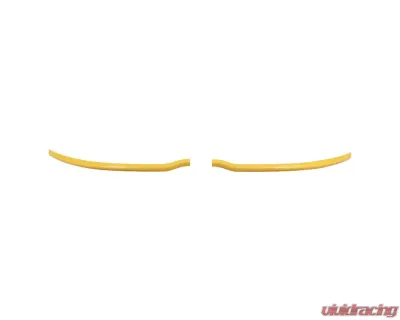 Spec-D Glossy Yellow ABS 2pc Front Bumper Lip Splitters Dodge Charger 2015-2019 - LPS-CHG15Y-BN