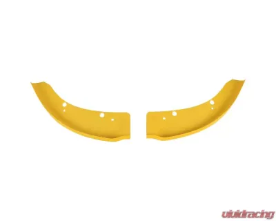 Spec-D Glossy Yellow ABS 2pc Front Bumper Lip Splitters Dodge Charger 2015-2019 - LPS-CHG15Y-BN