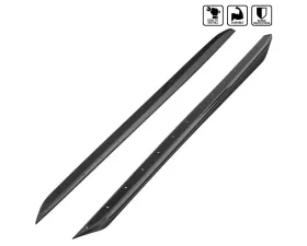 Spec-D Glossy Black ABS 2pc Side Skirts BMW G20 3 Series 2019-2020