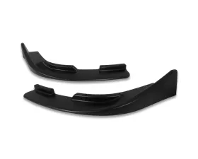 Spec-D Universal Matte Black Polypropylene Front Bumper Lip Splitters
