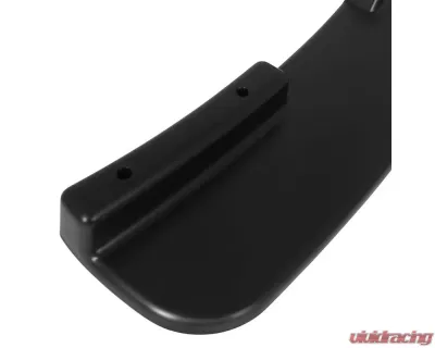Spec-D Universal Matte Black Polypropylene Front Bumper Lip Splitters - LPS-S-U001