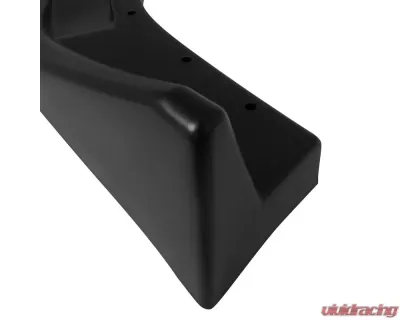 Spec-D Universal Matte Black Polypropylene Front Bumper Lip Splitters - LPS-S-U001