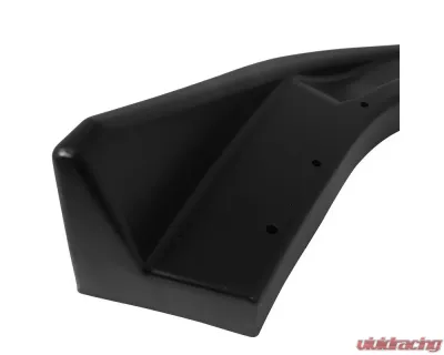 Spec-D Universal Matte Black Polypropylene Front Bumper Lip Splitters - LPS-S-U001