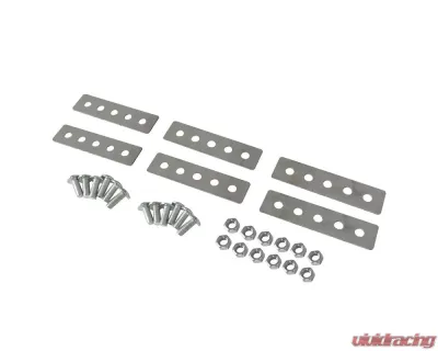Spec-D Universal Matte Black Polypropylene Front Bumper Lip Splitters - LPS-S-U001