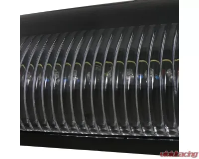 Spec-D Universal 3pc Amber LED Lights Set Roof Cab (Black Housing/Clear Lens) - LRC-300C