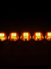 Spec-D Universal 5pc Amber LED Lights Set Roof Cab (Black Housing/Smoke Lens)                                     - LRC-500SM - Image 4