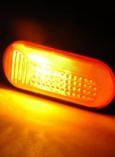 Spec-D Amber Lens Side Marker Dome Style Lights Honda Civic 1992-1995                                     - LSM-CV92AMDT - Image 2