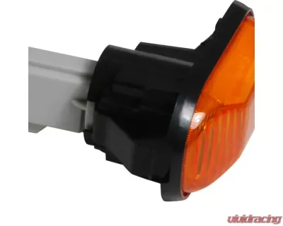 Spec-D Amber Lens Side Marker Dome Style Lights Honda Civic 1992-1995 - LSM-CV92AMDT