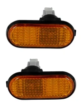 Spec-D Amber Lens Side Marker Flat Style Lights Honda Civic 1992-1995                                     - LSM-CV92AMFT - Image 7
