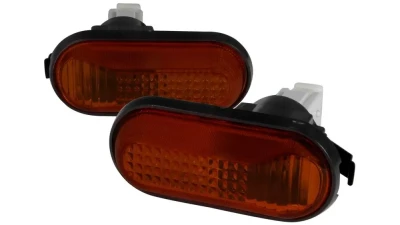 Spec-D Side Marker Dome Style Lights (Amber Smoked Lens) Honda Civic 1992-1995                                     - LSM-CV92GADT - Image 4