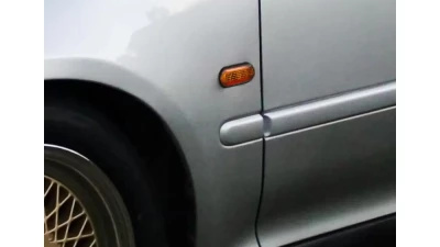 Spec-D Side Marker Dome Style Lights (Amber Smoked Lens) Honda Civic 1992-1995                                     - LSM-CV92GADT - Image 4