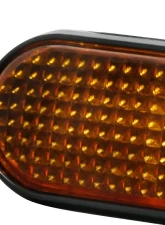 Spec-D Amber Smoke Lens Side Marker Flat Style Lights Honda Civic 1992-1995                                     - LSM-CV92GAFT - Image 4