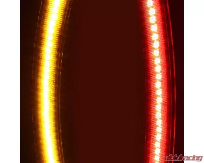 Spec-D LED Side Marker Lights (Chrome Housing/Smoke Lens) Chevrolet Corvette 2014-2019 - LSM-CVET14GLED4P-VS