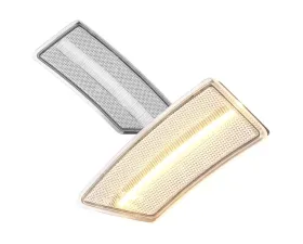 Spec-D LED 2pc Side Marker Lights (Chrome Housing/Clear Lens) Ford Ranger 2019-2021