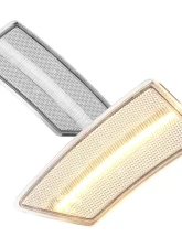 Spec-D LED 2pc Side Marker Lights (Chrome Housing/Clear Lens) Ford Ranger 2019-2021                                     - LSM-RAN19CLED-VS - Image 9