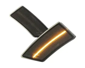 Spec-D LED 2pc Side Marker Lights (Chrome Housing/Smoke Lens) Ford Ranger 2019-2021