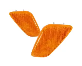 Spec-D Amber Lens Side Marker Signal Lights Jeep Wrangler 1997-2006
