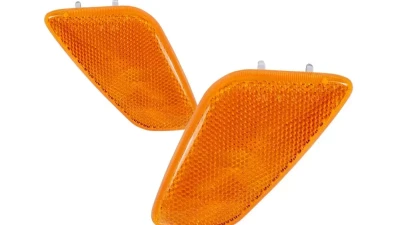 Spec-D Amber Lens Side Marker Signal Lights Jeep Wrangler 1997-2006                                     - LSM-WRG97AM-DP - Image 8