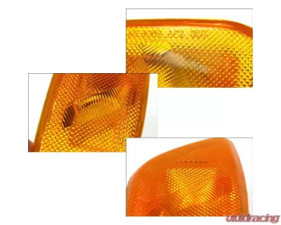 Spec-D Amber Lens Side Marker Signal Lights Subaru Impreza 2002-2003 - LSM-WRX02AM-APC