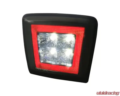 Spec-D Rear LED 3rd Brake Light (Chrome Housing/Smoke Lens) Nissan 2009-2018 - LT-370Z09RB4GLED-VS